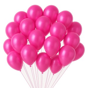 GLOBOLANDIA GLOBOS PERLADOS 10" x 50u FUCSIA